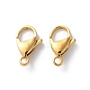 304 Stainless Steel Lobster Claw Clasps X-STAS-V007-01E-G-1