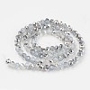 Electroplate Glass Beads Strands EGLA-A034-J6mm-M05-2