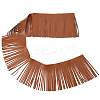 2M PU Leather Suede Fringe Trim AJEW-CY0001-58A-02-1