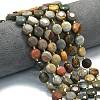 Natural Ocean Jasper Beads Strands G-C116-A137-01-1