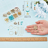 SUNNYCLUE DIY Ocean Gemstone Earring Making Kit DIY-SC0020-31-3