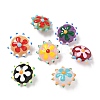 Baking Paint Glass Enamel Beads LAMP-S080-03-1