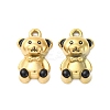 304 Stainless Steel Enamel Pendants STAS-B085-35G-02-1