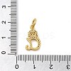 Brass Micro Pave Cubic Zirconia Pendants KK-M273-01G-A-3