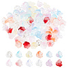 120Pcs 12 Style Glass Bead Caps GLAA-HY0001-20-1