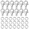 50Pcs Zinc Alloy Lobster Claw Clasps FIND-YW0003-98P-1