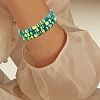 Handmade Polymer Clay Heishi Surfer Stretch Bracelets Set BJEW-SW00099-04-3