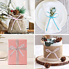5Pcs 5 Colors Sparkle Jute Ribbon OCOR-TA0002-53-8