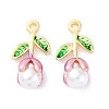 Alloy Enamel Pendants FIND-M060-22G-2