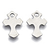 Non-Tarnish 201 Stainless Steel Tiny Cross Charms LS-STAS-R116-090-2
