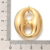 PVD Vacuum Plating 304 Stainless Steel Pendants STAS-U035-41G-02-3