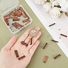 15 Pair Walnut Wood Stud Earring Findings STAS-UN0055-14B-4
