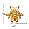 Beas Alloy Colorful Rhinestone Brooch for Backpack Clothes LS-PW-WG3F6A3-01-4