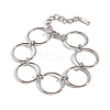 20MM 304 Stainless Steel Ring Link Chain Bracelets for Women GQ4302-3-1