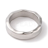 Word Forever Love 304 Stainless Steel Clear Cubic Zirconia Finger Rings for Unisex RJEW-U005-08D-AS-2