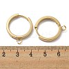 201 Stainless Steel Huggie Hoop Earrings Findings STAS-A167-01P-G-3