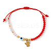 304 Stainless Steel Charm Bracelets PB8493-2-6