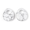 Natural Howlite Pendants G-T144-09B-2
