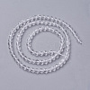 Natural Quartz Crystal Beads Strands G-F596-44-4mm-2