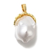 Rack Plating Brass Pendants KK-C081-03G-1
