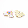 Alloy Enamel Pendants ENAM-S126-086-01-NR-2