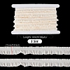 10M 10% Spandex 90% Polyamide Layered Pleated Lace Ribbon OCOR-GA0002-42A-2