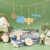 90Pcs 9 Styles Wood Cutouts Ornaments WOOD-NB0005-15-2