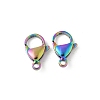 304 Stainless Steel Lobster Claw Clasps STAS-T065-13mm-34RC-1