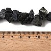 Natural Black Tourmaline Beads Strands G-I283-F12-5