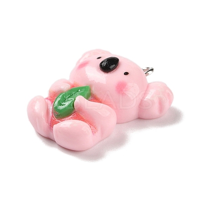 Cute Animal Opaque Resin Pendants FIND-B035-01-1