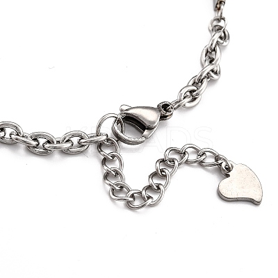 Tarnish Resistant 201 Stainless Steel Link Bracelets LS-STAS-F025-11-1