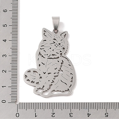Non-Tarnish 201 Stainless Steel Pendants STAS-A094-04C-P-1