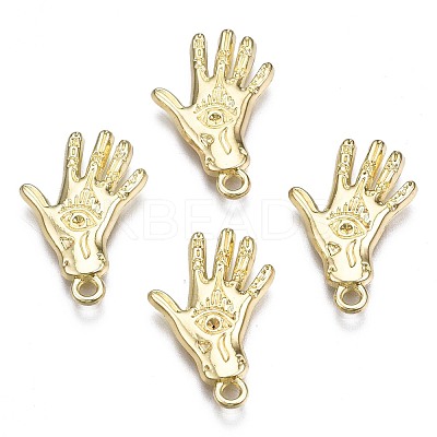 Rack Plating Alloy Pendants PALLOY-T077-129LG-RS-1