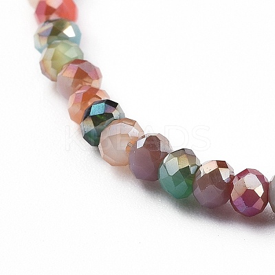 Faceted Glass Beaded Necklaces X-NJEW-JN02553-04-1