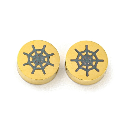 Halloween Theme 304 Stainless Steel Beads STAS-M069-01D-G-1