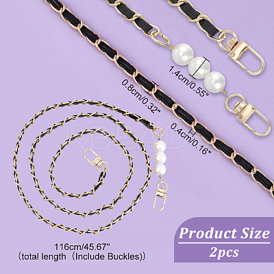 PU Leather Bag Straps FIND-WH0111-366B-1