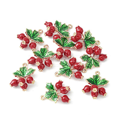 Brass Enamel Pendants LS-KK-G462-22LG-1