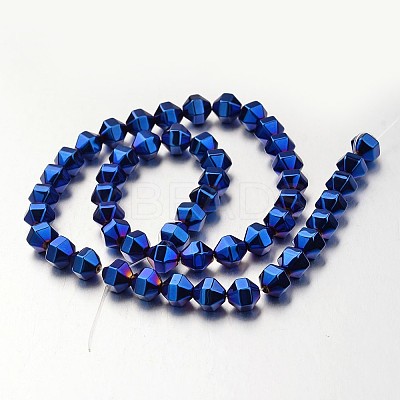 Electroplate Non-magnetic Synthetic Hematite Bead Strands G-F300-29B-05-1