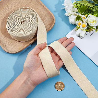 5 Yards Polyester Non-slip Elastic Bands SRIB-GF0001-62A-1