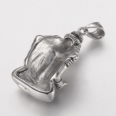 304 Stainless Steel Pendants X-STAS-P137-15AS-1