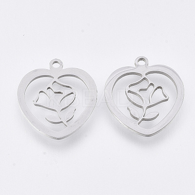 Non-Tarnish 201 Stainless Steel Pendants LS-STAS-T044-111P-1