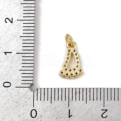 Brass Micro Pave Cubic Zirconia Charms LS-KK-H077-02G-02-1