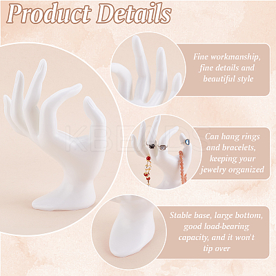 PVC Rings Display Stands ODIS-WH0061-41B-1
