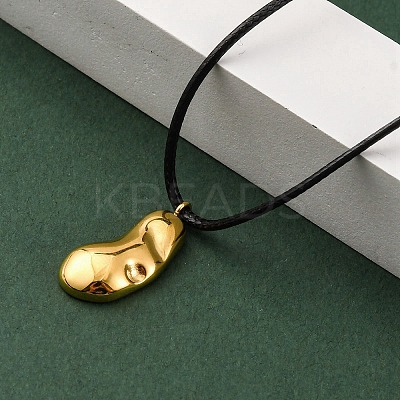 Ion Plating(IP) 304 Stainless Steel Pendant Necklace NJEW-K255-25G-1