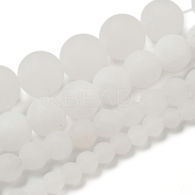 4 Strands 4 Style Natural White Jade Beads Strands G-OC0002-87-1