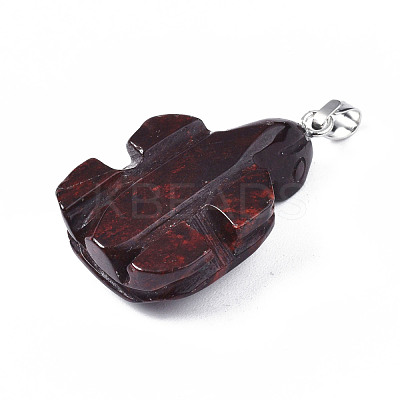 Natural & Synthetic Mixed Gemstone Pendants G-T010-17-1