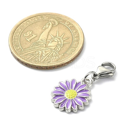 Alloy Enamel Pendant Decorations HJEW-JM01213-02-1