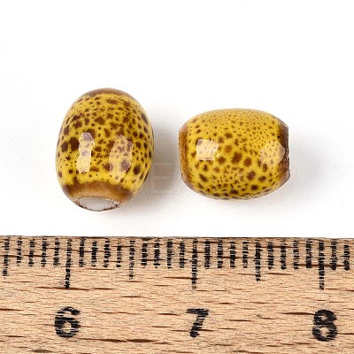 Handmade Porcelain Ceramic Beads PORC-T134-02G-1