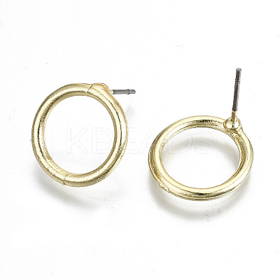 Alloy Stud Earrings EJEW-N046-006-NR-1