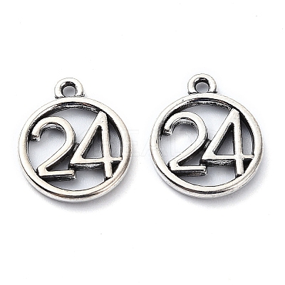 Tibetan Style Alloy Pendant TIBE-H142-21AS-02-1
